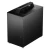 slomart Jonsbo T6 PC kućište, Mini-Tower, ITX, Kaljeno staklo, Drvo, Crno