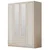 Hanah Home Ormar Rb-079-01, 140x180x52 cm, Bež