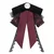 Kravata plastron DEVIL FASHION - Valentine - vinsko rdeča - AS29602
