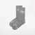 Nogavice Footshop Basic Crew Socks 3-Pack Grey 43-46