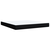 vidaXL vidaXL Box spring postelja z vzmetnico črna 180x200 cm blago, (21309948)