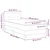 Vidaxl LED Box Spring Postelja z blazino Temno rjava 90 x 200 cm blago