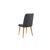 HANAH HOME Vina 01 0900 Walnut Stone (Produžni trpezarijski sto, stolice i konzola (6 komada))