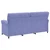 Sofa 100% poliester, metalna konstrukcija, MDF, Šperploča