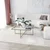 Hanah Home Klub sto Sun S411 85x35x85cm Zlatni