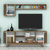 Hanah Home Set TV komoda i klub sto Inci, 4 komada, Orah-krem