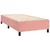 shumee Box spring postelja z vzmetnico roza 90x190 cm žamet