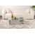 Hanah Home Klub sto Flavio, 105x30x65cm, Sivi