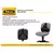 Odmarač za leđa Ultimate Fellowes 8041801 crni