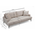 ATELIER DEL SOFA Sofa dvosed Papira 2 Seater Beige