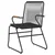 Vrtne stolice 4 kom crne 58 x 59 x 85,5 cm od PVC ratana