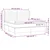 Vidaxl Box spring postelja z vzmetnico temno rjava 160x200 cm blago