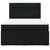 vidaXL vidaXL Box spring postelja z vzmetnico črna 160x200 cm blago, (21309061)