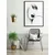 shumee PLAKAT ZA SLIKE V OKVIRJU 43x33 cm Face 8 P564