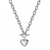 Set Simple Heart - Srebrna KP34205