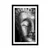 Plakat s paspartujem božanski Buda v črnobeli varianti - 60x90 no frame