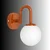Opviq zidna lampa Loop-20451-B, 1 × E27, braon