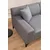Atelier del Sofa Ugaona garnitura Petra R 145x69x87cm Svetlosiva