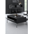 Hanah Home Klub sto Lord 90x40x60cm Antracit-Srebrni
