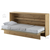 Postelja v omari Lenart - Bed Concept 06 - 90x200 cm - artisan hrast