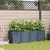 Vrtna saksija 4 pcs Sivi 160 x 40 x 52 cm Plastika