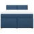 vidaXL vidaXL Box spring postelja z vzmetnico modra 160x200 cm blago, (21307422)
