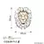Wallity Zidna dekoracija Lion-1, 40cmx50cm, Bakar