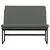 Klupa tamnosiva 100 x 75 x 76 cm od tkanine