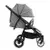 Kikka Boo Kolica za blizance HAPPY 2 light grey