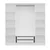 Hanah Home Kale Mebran 4008 Garderober, 180x190x52cm, Beli