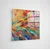 Wallity Dekorativna slika na kaljenom staklu, 70x70cm, Šarena
