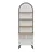 Hanah Home polica za knjige Olirya, 60 cm, bela / orah