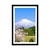 Plakat s paspartujem vulkan Fuji - 30x45 white
