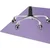 Decormat Podloga za pod stol Barva sivke 120x90 cm 2 cm