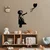 Wallity Zidna dekoracija Banksy 14, 105x85cm, Crna