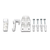 Rolo zavjesa za zamračivanje 124,4 x 230 cm Širina tkanine 120 cm mornarsko plava