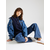 Trendyol Navy Blue Soft Textured Zippered Knitwear Sweater