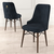 Hanah Home Set stolica Pare, 46x94x46 cm, 6 komada, Antracit-braon