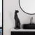 Aberto Design Dekorativna figura Leopard, 15x43x15 cm, Crna