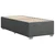 VIDAXL Box spring postelja z vzmetnico temno siva 80x200 cm blago