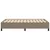 Vidaxl Posteljni okvir brez vzmetnice taupe 120x190 cm blago