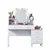 Hanah Home toaletni sto BJ152 sa ogledalom, 120 cm, beli