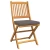 Sklopiva stolica s jastukom 6 pcs Siva 49 x 57,5 x 92 cm