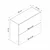 Hanah Home kuhinjski element Minar 4176, 90 cm, beli
