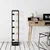 Aberto Design Podna lampa Kafes 13746, 21 x 21 x 102 cm, 5 x E27, 250 cm Kabl, Crna