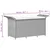 Vidaxl Vrtna klop z blazino rjava 116x46x57 cm poli ratan