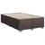 Vidaxl Box spring postelja z vzmetnico temno rjava 120x190 cm blago