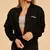 BeastPink Women‘s Bliss Zip-Up Sweatshirt Black
