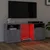 TV ormarić s LED svjetlima siva boja betona 120 x 30 x 50 cm