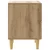 vidaXL Nočna omarica 2 pcs Artisan hrast 43 x 34,5 x 48 cm